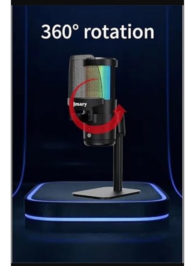 Jmary Mc-Pw13 Cardioid Microphone, 85Db, Compatible With Mobile Phones And Laptops - Black - Image 2