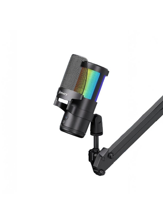 Jmary Mc-Pw13 Cardioid Microphone, 85Db, Compatible With Mobile Phones And Laptops - Black - Image 1