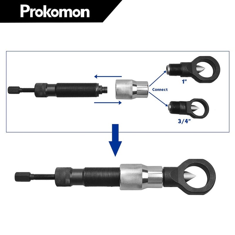 Prokomon Hydraulic Nut Splitter Tool;Metal Nut Cutter Splitter;Nut Removal Tool for Broken Damaged Corroded Nut Bot - Image 3