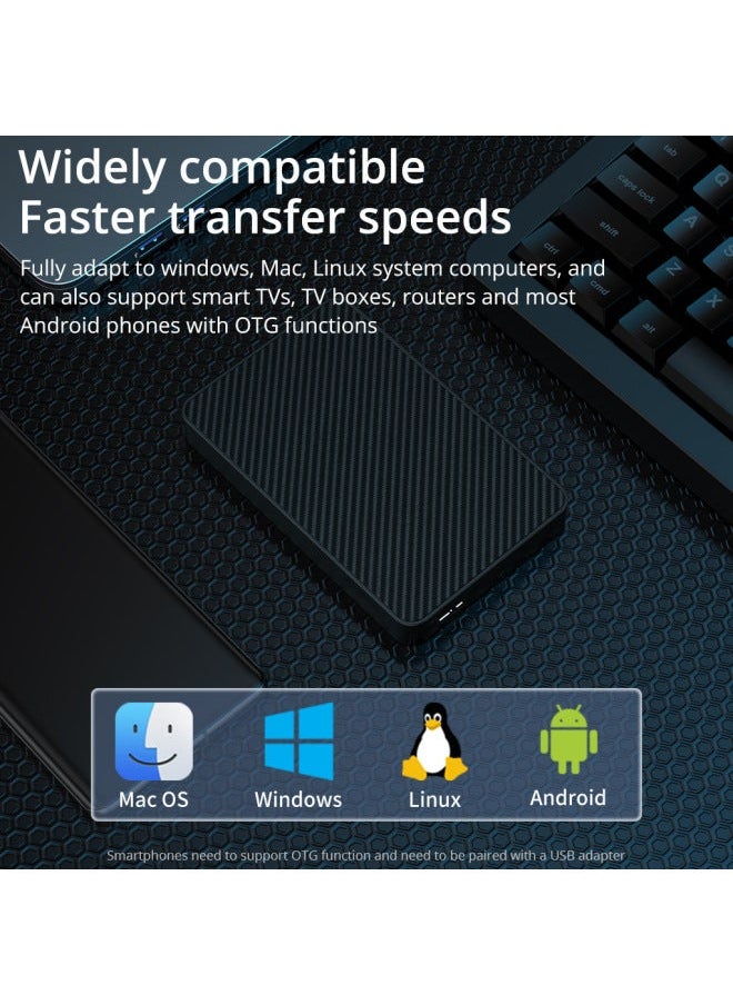 Generic Mobile Hard Disk 2T High Speed 1T Mechanical Large Capacity External 500g Solid State Storage Computer Game Video Disk-Capacity:2TB  - Image 4