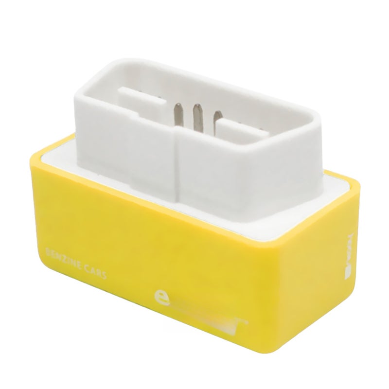 Fuel Saver OBDII Device: Yellow Plug Play - Up To 15% Fuel Savings Engine Optimization for Automotive Vehicles - Image 1