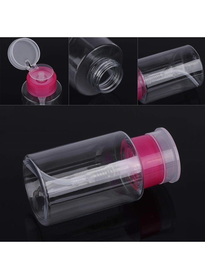 BTYMS 975 Pcs Lint Free Nail Wipes Cotton Pads for Gel and Push Down Nail Polish Remover Pump Dispenser Bottle Empty Acetone Container 6 oz /180 ml - Image 2