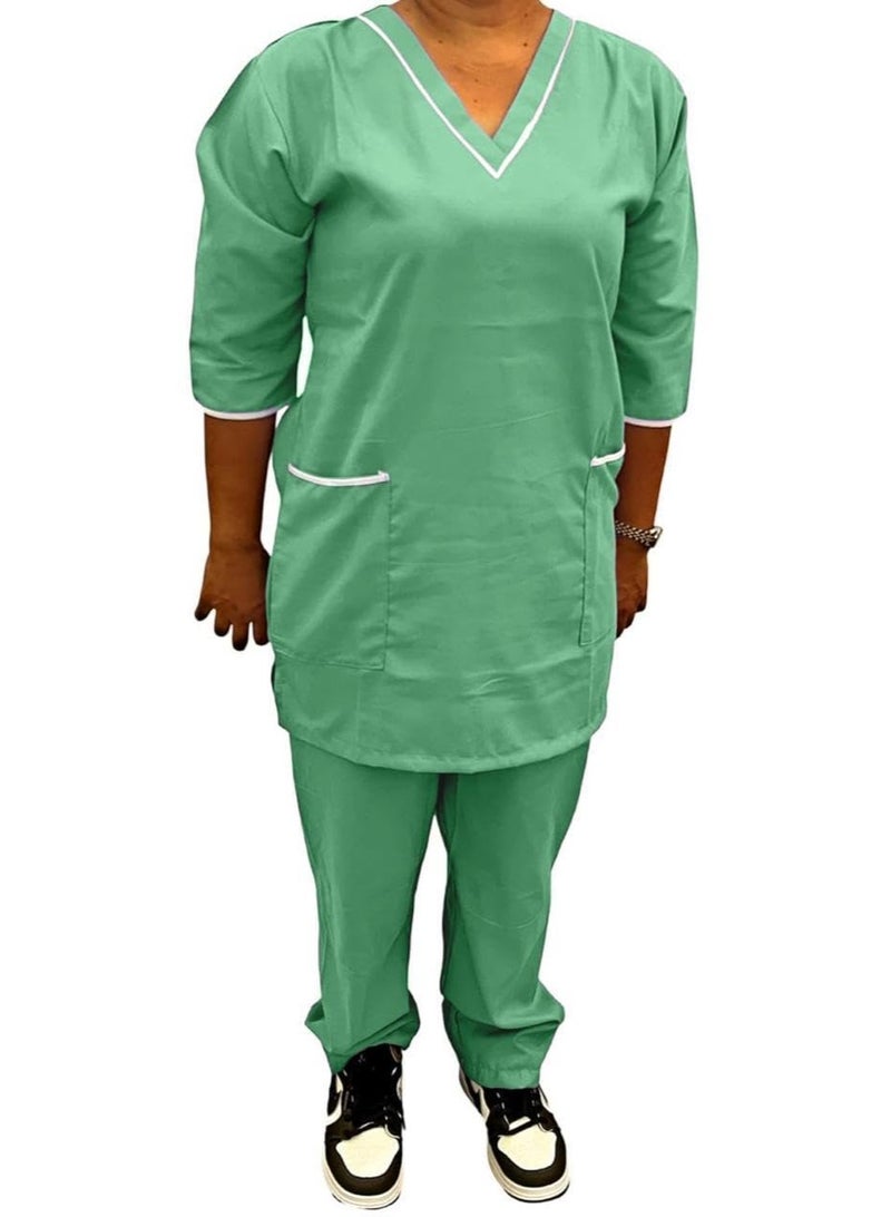 3 Pieces Uniform Cleaning Suit for Domestic Workers - Image 2