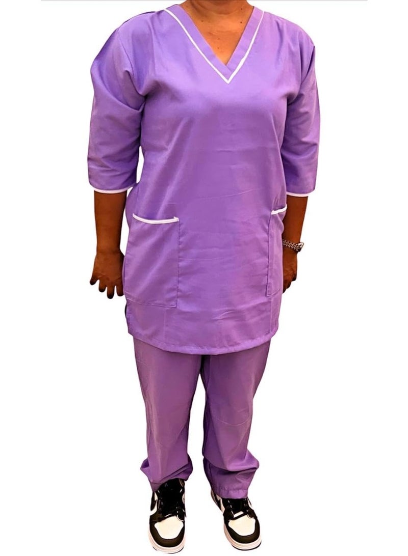 3 Pieces Uniform Cleaning Suit for Domestic Workers - Image 4