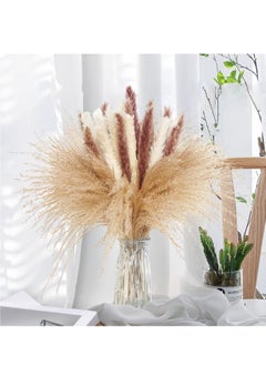 XiuWoo 80 Pieces Dried Pampas Grass Decor with 3 Colors  - Image 4