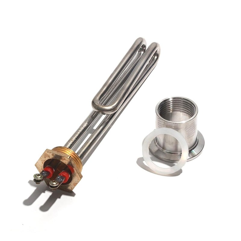AC110V/20V/380V 304SS Tubular Electrical Heater Element DN25/32mm Induction Resistance Burning Pipe 1000W 2000W 3000W - Image 2