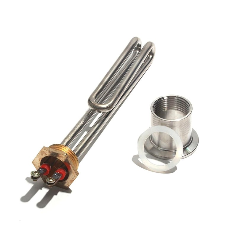 AC110V/20V/380V 304SS Tubular Electrical Heater Element DN25/32mm Induction Resistance Burning Pipe 1000W 2000W 3000W - Image 1