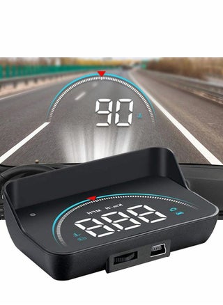 HUD Display lesgos Vehicle Speedometer Head Up Display with Hood Speed Warning HUD Projector for Cars and Trucks with OBD II or EUOBD - pzsku/Z12AEC963FBCB9E174E5FZ/45/_/1658886462/8ea459f3-8e8c-4a2d-b4e4-e762b499918e
