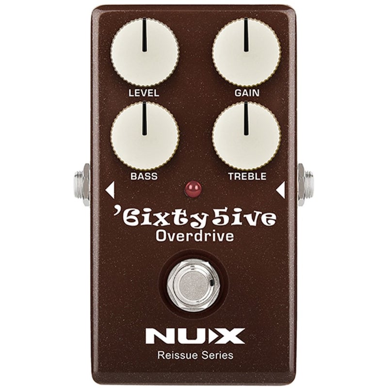 NUX 6ixty5ive Analog Over Drive Pedal Effects