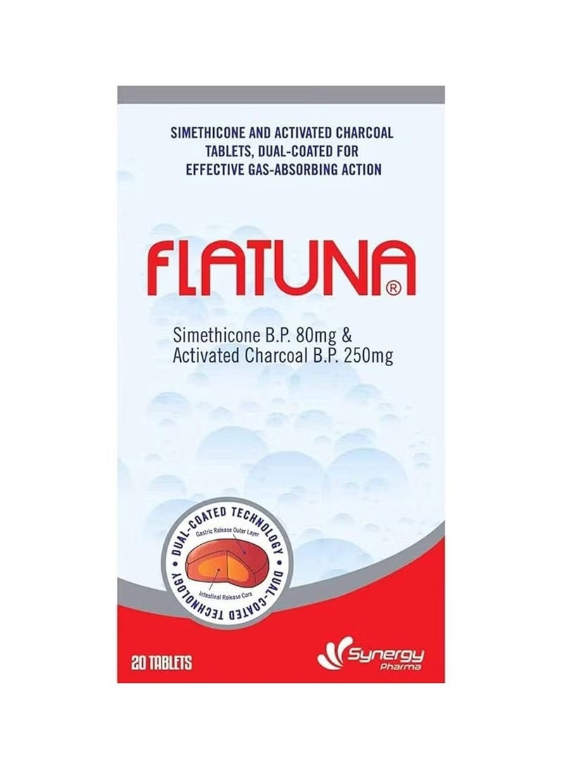 FLATUNA Dual Coated Tablets,20'S
