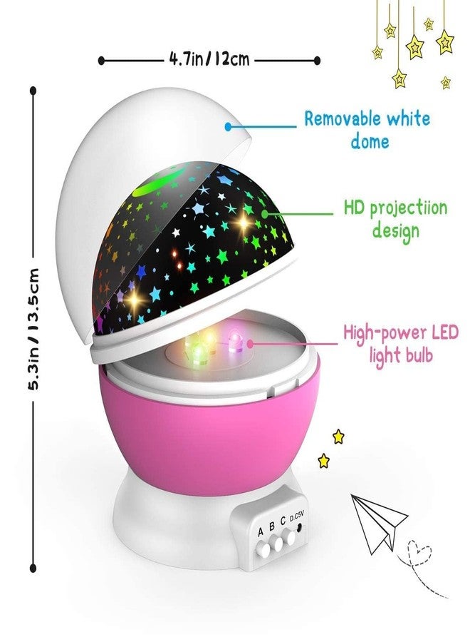 Rare More Toys for 1-10 Year Old Girls for Kids 2-9 Year Old Gifts for 3-8 Year Old Girls Christmas Gifts for 4-7 Year Old Boys Sensory Baby Toys Birthday Gifts Stocking Stuffers (Pink), LED, Plastic - Image 3