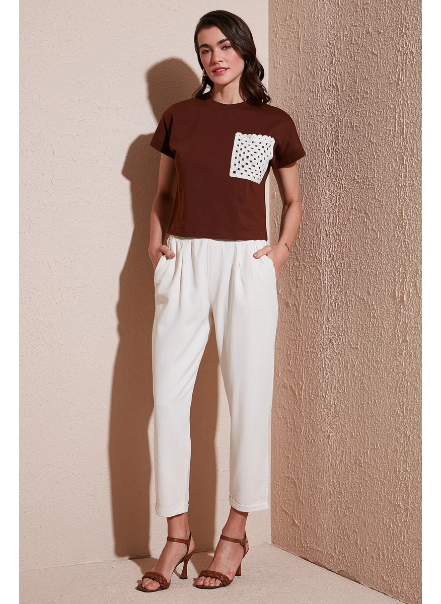 Lela Slim Fit Normal Waist Straight Leg Trousers Women's Trousers 668yp5372