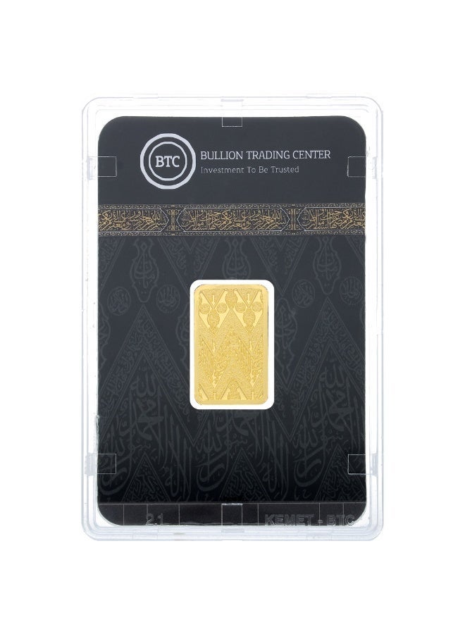 BTC 5 Grams Kiswa Box Gold Bar 24KT - Image 2
