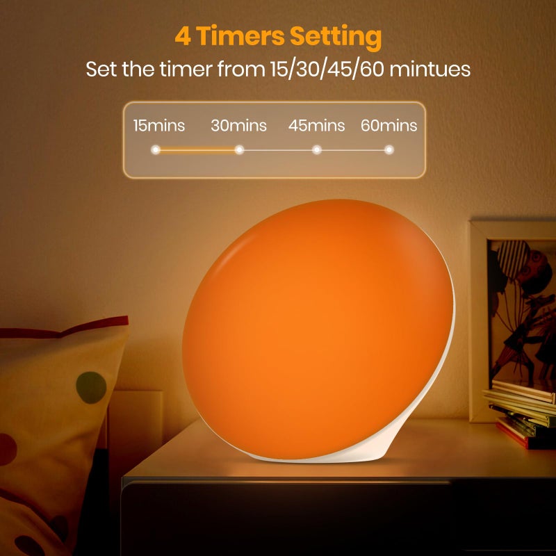 LASTAR Sun Lamp, 10,000 Lux Sunlight Lamp with 4 Color Temperatures & 5 Brightness & 1H Timer, Touch Control Daylight Lamp with Memory Function for Home - Image 4