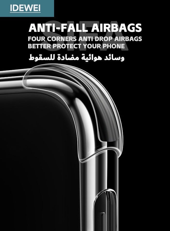 Asan Ge Redmi Note 13 Case, Designed for Redmi Note 13 5G Case, Redmi Note 13 Cover with Four Corner Anti-Fall Airbags, Slim Flexible TPU Rubber Soft Silicone Back Cover for Redmi Note 13 (Clear) - Image 5