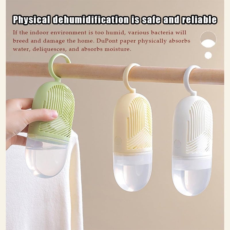 DRYKEN - Hanging Moisture Absorber Canister, Quick Solution for No Moisture and Mold Everywhere! with Practical Design and Transparent Tank to Monitor Water Level. (Hang & Wum - Generic - Image 2
