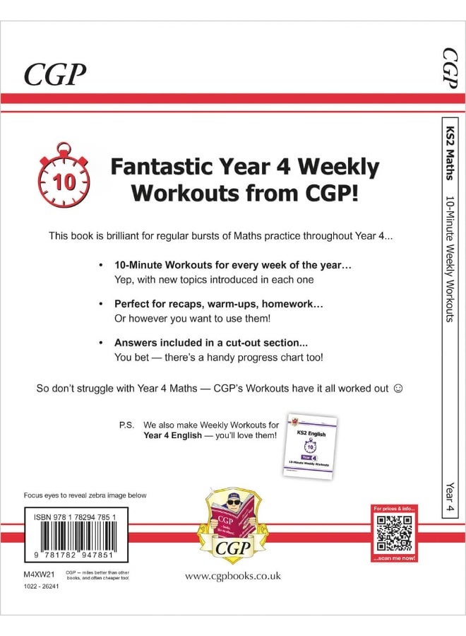 KS2 Maths 10-Minute Weekly Workouts - Year 4 - Image 2