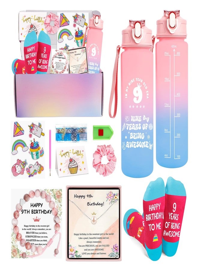 Juesly Gifts for 9 Year Old Girl, 9 Year Old Girl Birthday Gifts for Daughter, Granddaughter, Niece, 9th Birthday Gift for Girls Ideas - Image 1