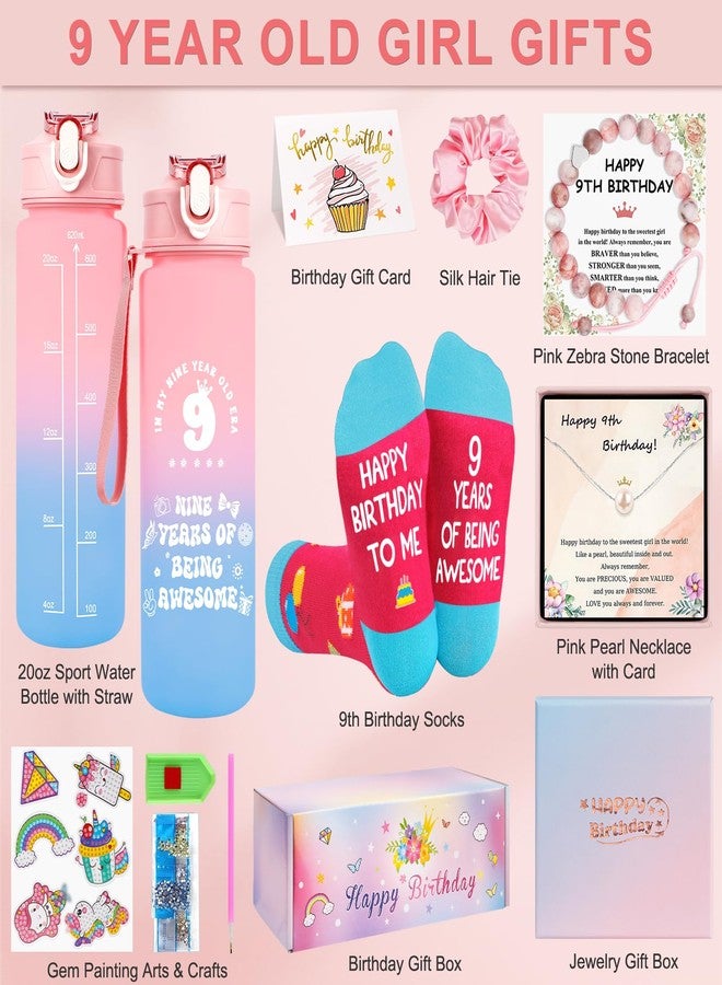 Juesly Gifts for 9 Year Old Girl, 9 Year Old Girl Birthday Gifts for Daughter, Granddaughter, Niece, 9th Birthday Gift for Girls Ideas - Image 2