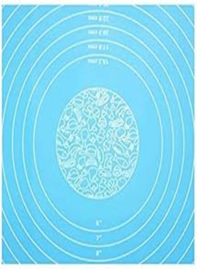 Extra Large Silicone Baking Mat for Pastry Rolling with Measurements, Liner Heat Resistance Table Placemat Pad Pastry Board, Reusable Non-Stick Silicone Baking Mat for Housewife