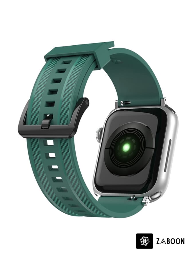 Zaboon سوار ساعة بتصميم ألياف الكربون لساعة آبل الترا 49 مم / السلسلة 8&7 45 مم / SE 2&6&SE&5&4 44 مم / 3&2&1 42 مم - Image 1