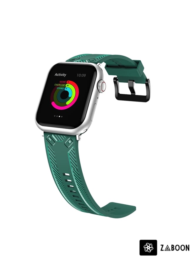 Zaboon سوار ساعة بتصميم ألياف الكربون لساعة آبل الترا 49 مم / السلسلة 8&7 45 مم / SE 2&6&SE&5&4 44 مم / 3&2&1 42 مم - Image 5