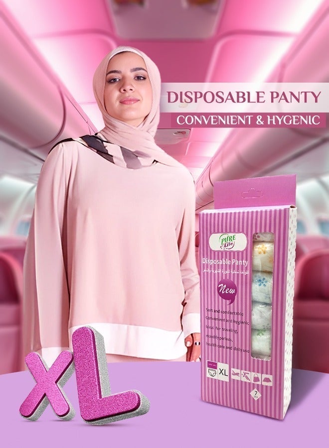 بيور لايف سروال بيور لايف النسائي القابل للاستخدام مرة واحدة مقاس XL – ناعم، مريح، وآمن - Image 4