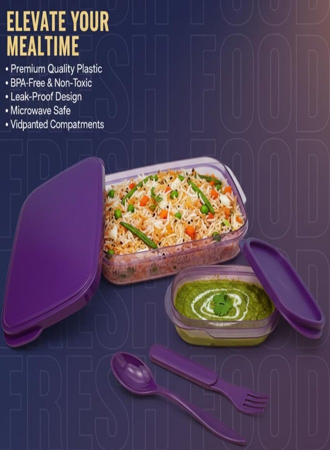 LAZYwindow Insulated Bottle and Airtight Lunch Box Combo, Leak-Proof, BPA-Free, Daily Use Meal Set - Image 4
