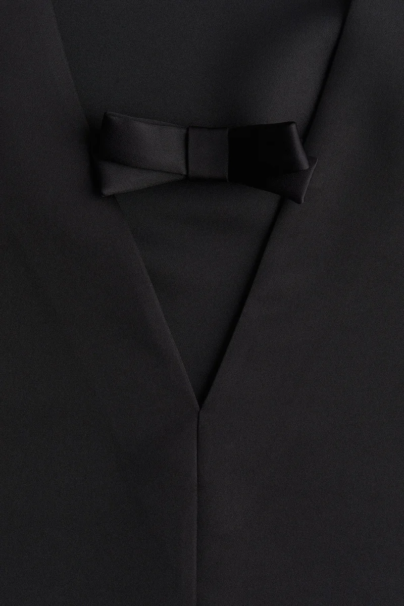 H&M Bow-Detail Sleeveless Dress