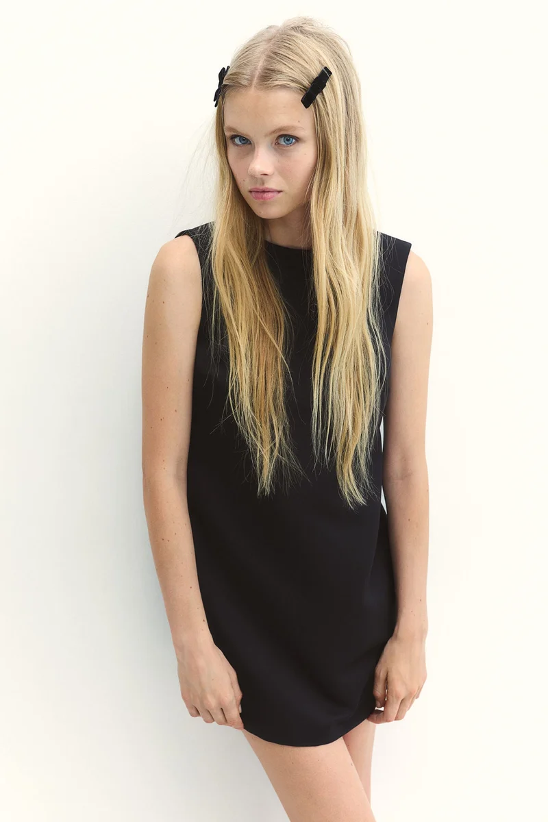 H&M Bow-Detail Sleeveless Dress
