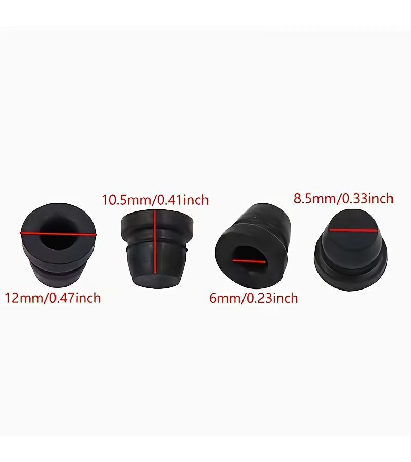 12pcs Car Brake Bleeder Screw Nipples With Dust Caps For Auto Motorcycle - Image 2