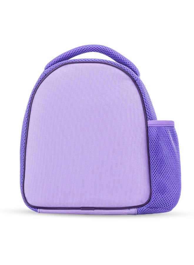 Nova kids مجموعة حقيبة غداء نوفا للأطفال مع صندوق غداء وزجاجة ماء - لاما بنفسجي - Image 4