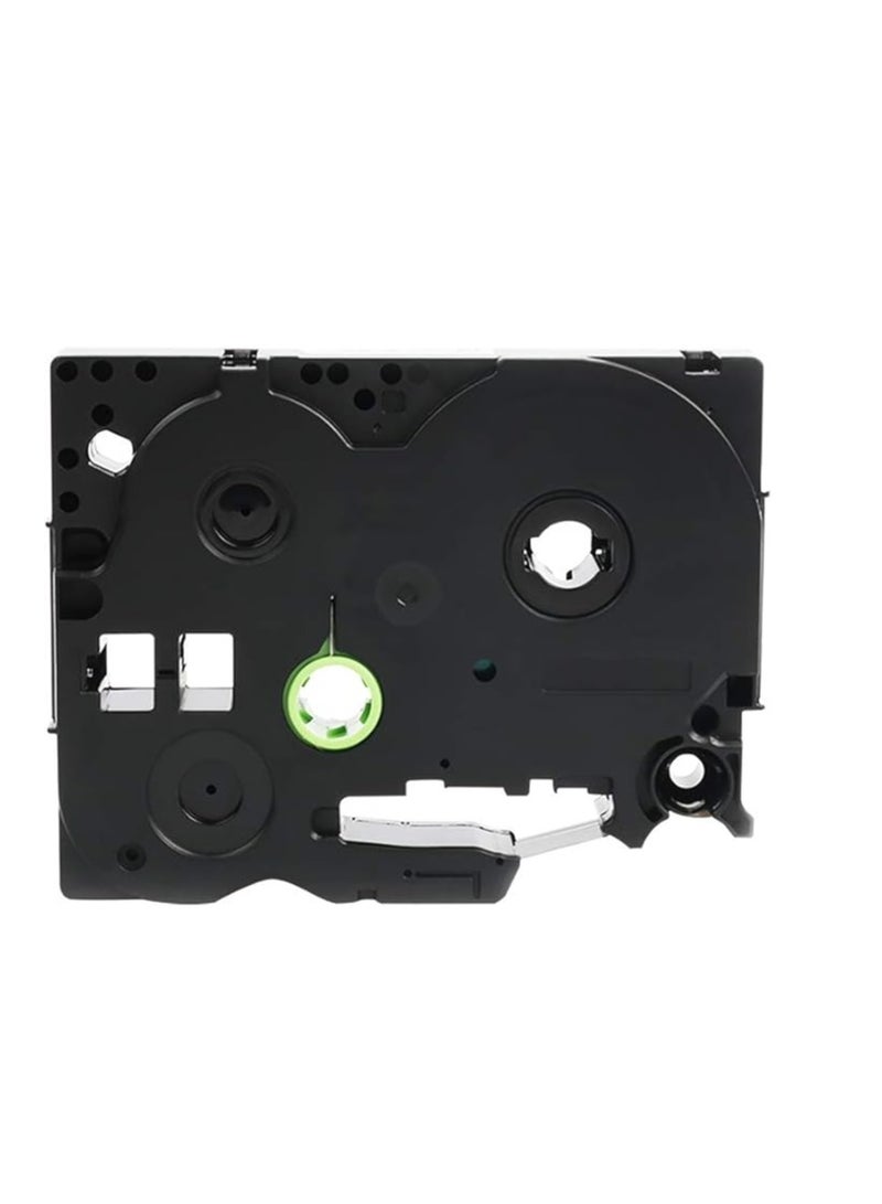 Terabyte 36 mm x 8 meter Compatible TZe Label Tape Cartridge for P-Touch Label Printers… (Black on White) - Image 3
