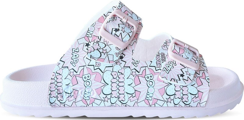 VICCO Gibli II Printed Girls Powder Slippers 
