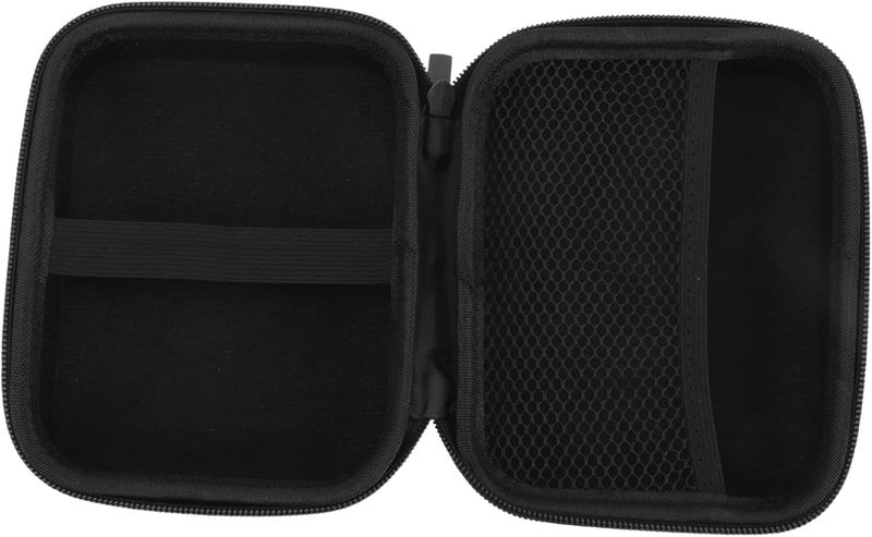 Portable Hard Drive Case with Durable Oxford Cloth Power Bank Carry Bag for Electronics Accessories Compact Travel Organizer with Smooth Zipper Protective Storage for USB Cables - Image 1