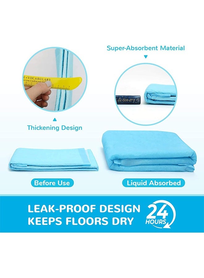 Generic 20Pcs Dog Pads Thicker Pet Training and Puppy Pads Super Absorbent Pee Pads for Dogs Leak Proof Dog Potty Training Pads for Puppies Cats Rabbits Pet Pee Pads  - Image 5