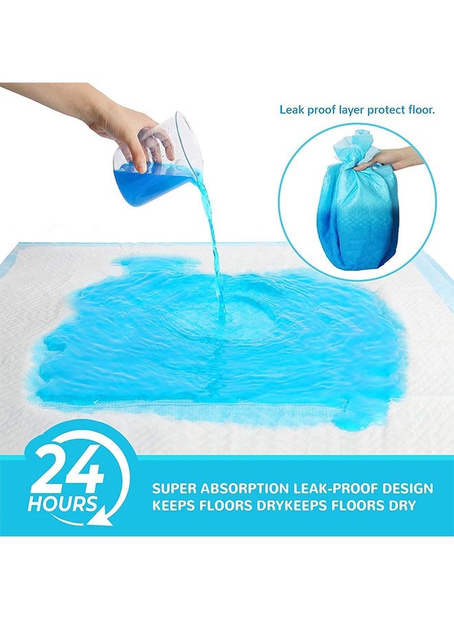 Generic 20Pcs Dog Pads Thicker Pet Training and Puppy Pads Super Absorbent Pee Pads for Dogs Leak Proof Dog Potty Training Pads for Puppies Cats Rabbits Pet Pee Pads  - Image 4