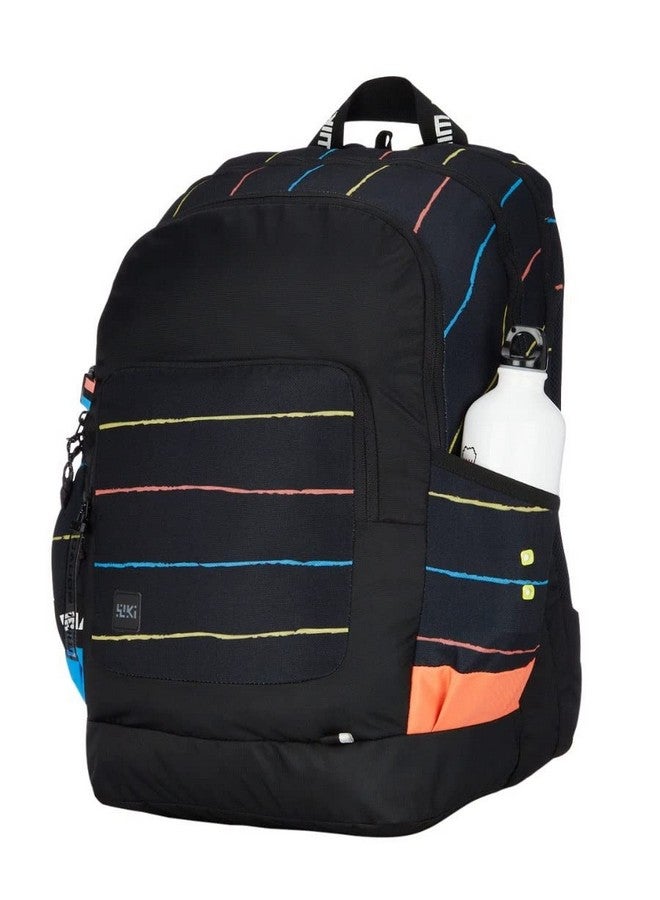 WILDCRAFT Wildcraft Wiki Squad 4 40L Backpack (12979) (Lines Black) - Image 3