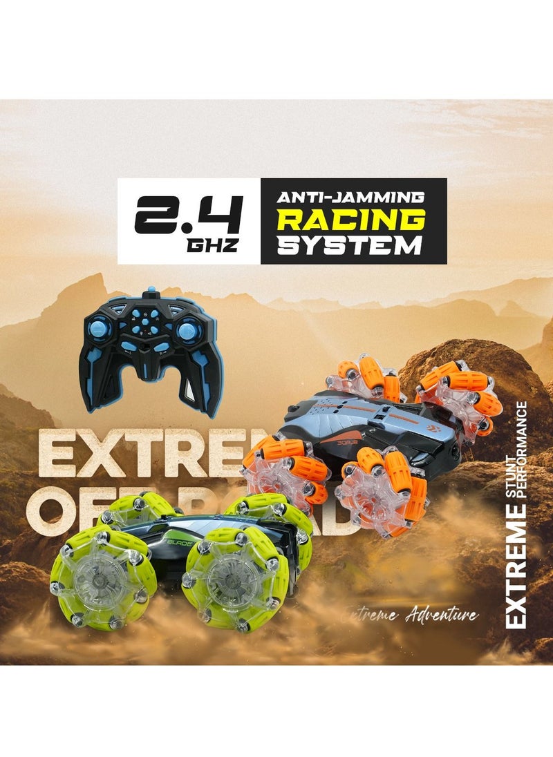 Generic - RC Drift Stunt Double Sided Lateral Run and 360° Rotating Toy Car - Image 1