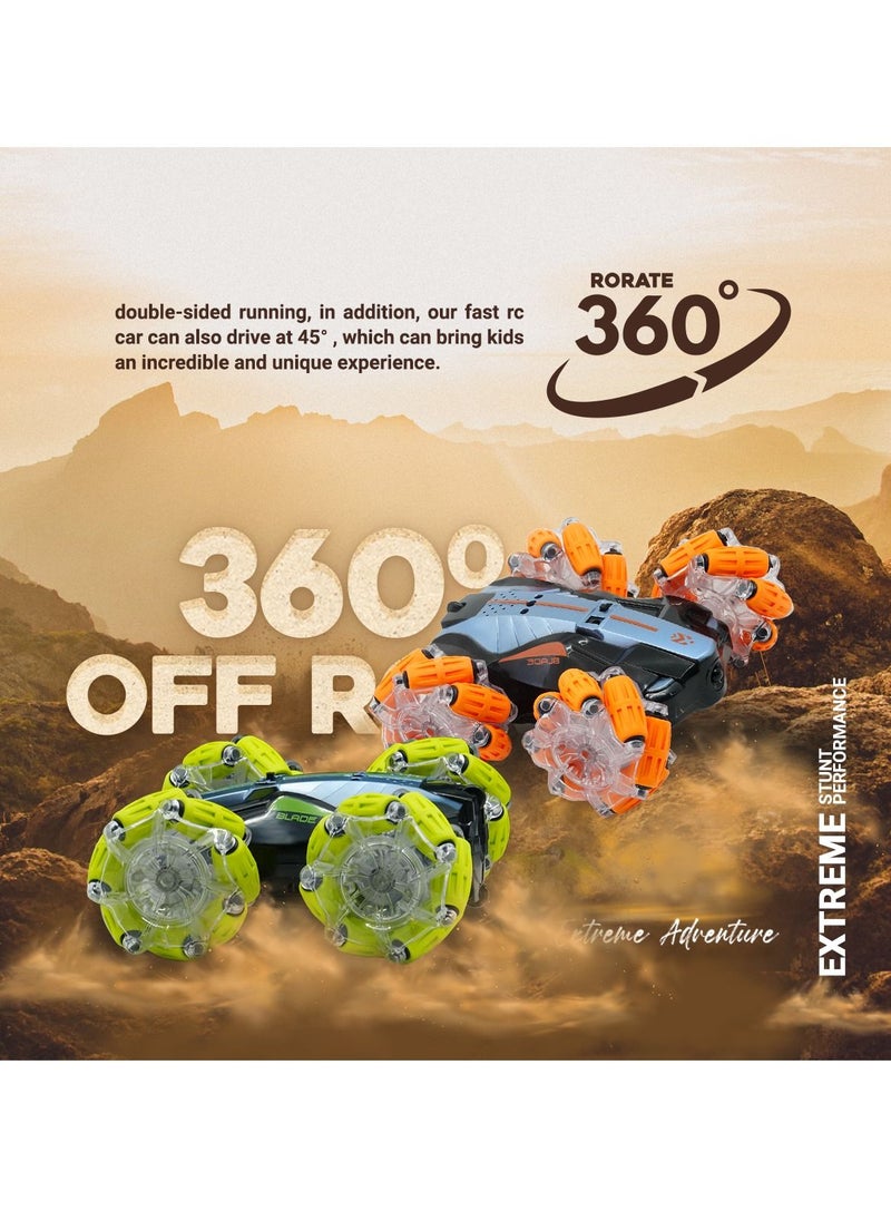 Generic - RC Drift Stunt Double Sided Lateral Run and 360° Rotating Toy Car - Image 1