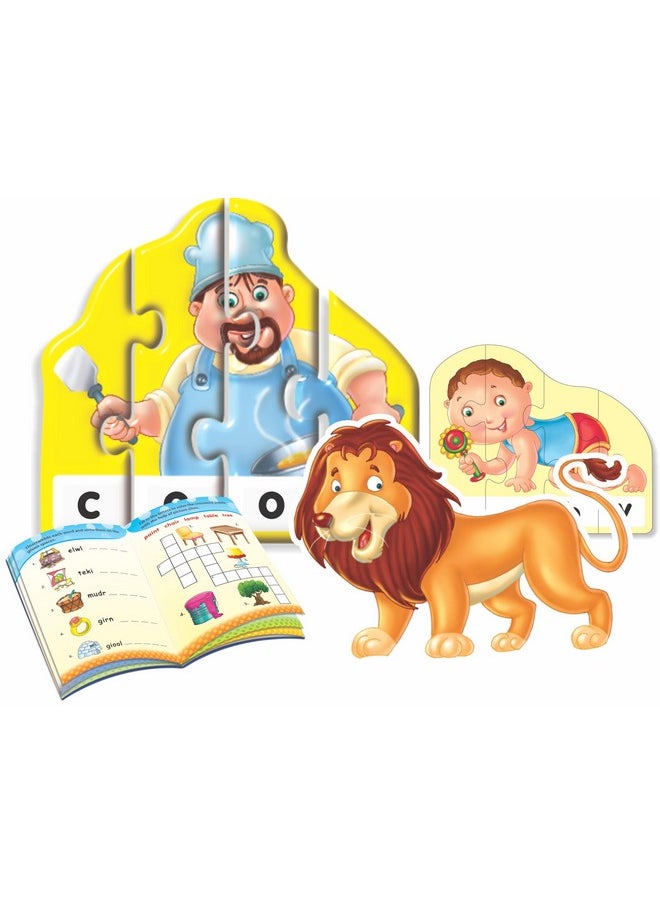 Creative's Creative’s More Fun with Words | Learning & Educational | 4 Letter Words | Jigsaw Puzzle |Learning Games | Home Learning Puzzles Game | Educational Games | Pre-School Puzzles for Ages 4 & up  - Image 2