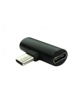 Generic 2 in 1 Type-C USB-C Audio Charging Dual Type-C Splitter Charger Earphone Cable Connector Converter For Android -Black 