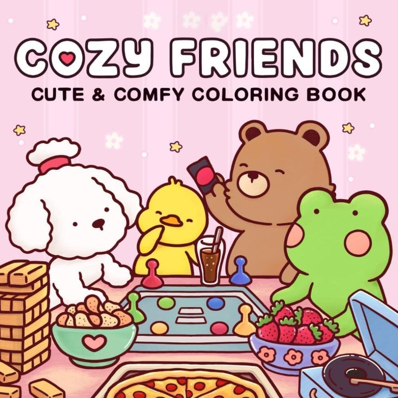 Coloring Book – Leisure Time, A5, Thick Paper, Blank Coloring Book for Drawing, Doodling
