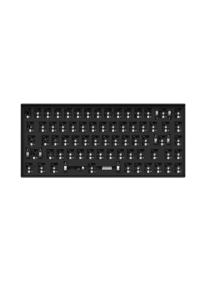 Keychron K6 Pro Wireless Custom Mechanical Keyboard Barebone Version, QMK/Launcher Programmable Macro, Hot-Swappable 65% Layout, RGB Backlit Office Gaming Keyboard for Mac Windows Linux - Black - Image 1
