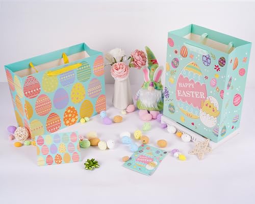 JWSCYSY 2Pcs 12.6" Large Easter Gift Bags with Card and Tissue Paper for Kids. - Image 5