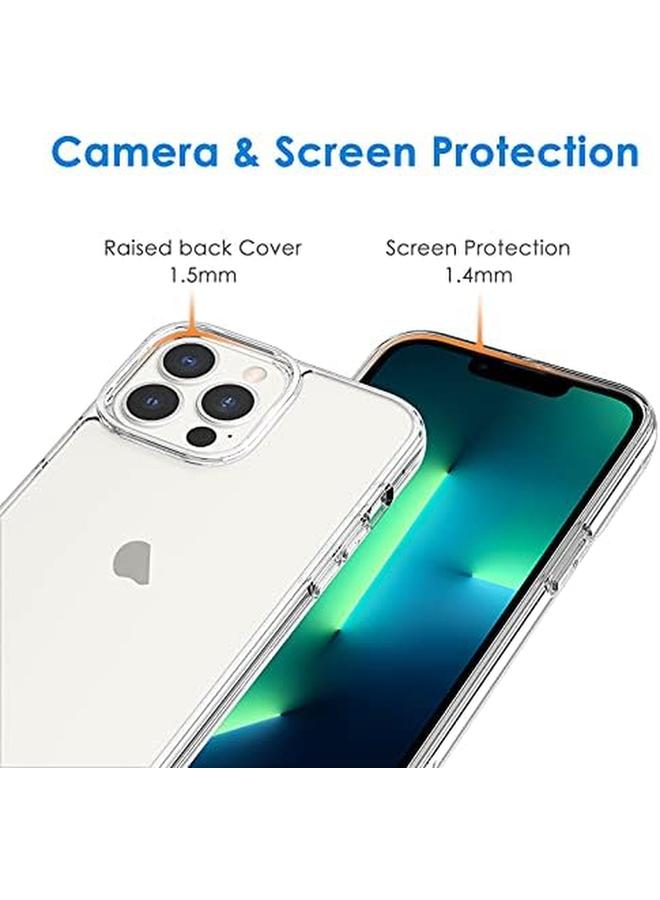 جي تيك جراب لهاتف iPhone 13 Pro Max مقاس 6.7 بوصة، غطاء خلفي شفاف مقاوم للصدمات غير قابل للاصفرار ومضاد للخدش - Image 5