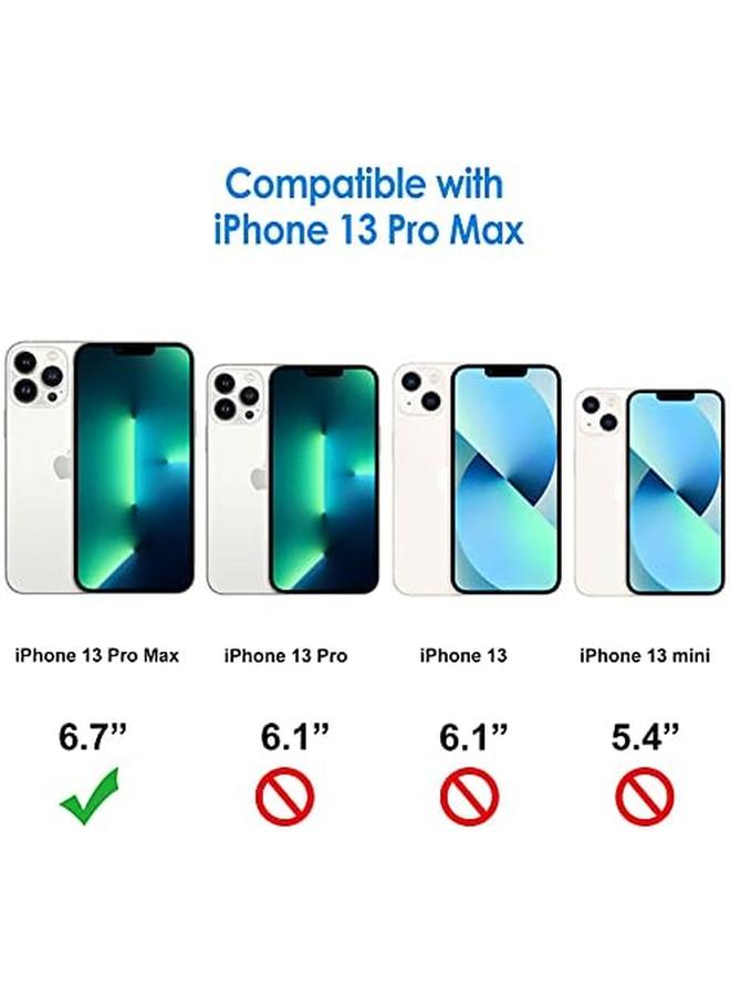 جي تيك جراب لهاتف iPhone 13 Pro Max مقاس 6.7 بوصة، غطاء خلفي شفاف مقاوم للصدمات غير قابل للاصفرار ومضاد للخدش - Image 2