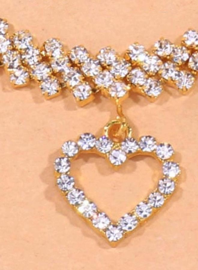 تايك تو خلخال مزين بقلب متدلٍ - Image 5