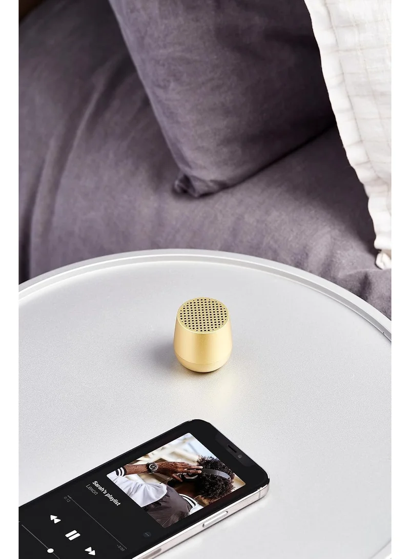 LEXON LIGHT YELLOW Mino+ Mini Bluetooth Speaker Pairable With Tws Technology  | Best Price UAE