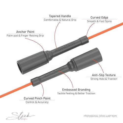 High Activity Pro Series Jump Rope – Professional Adjustable Speed Rope for Advanced Conditioning, Cardio & Fitness Training | Precision Engineered Design - Image 3